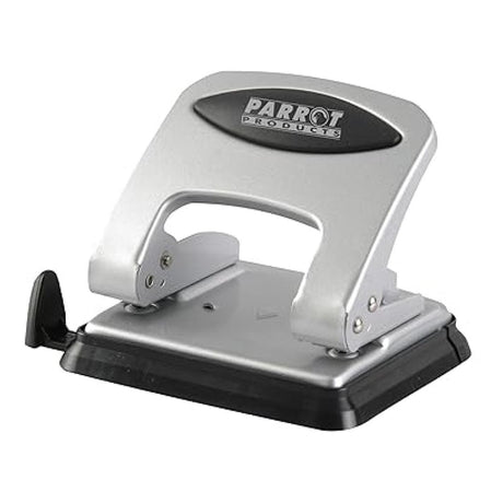Parrot Steel Hole Punch 30 Sheets Capacity Silver PU3083M