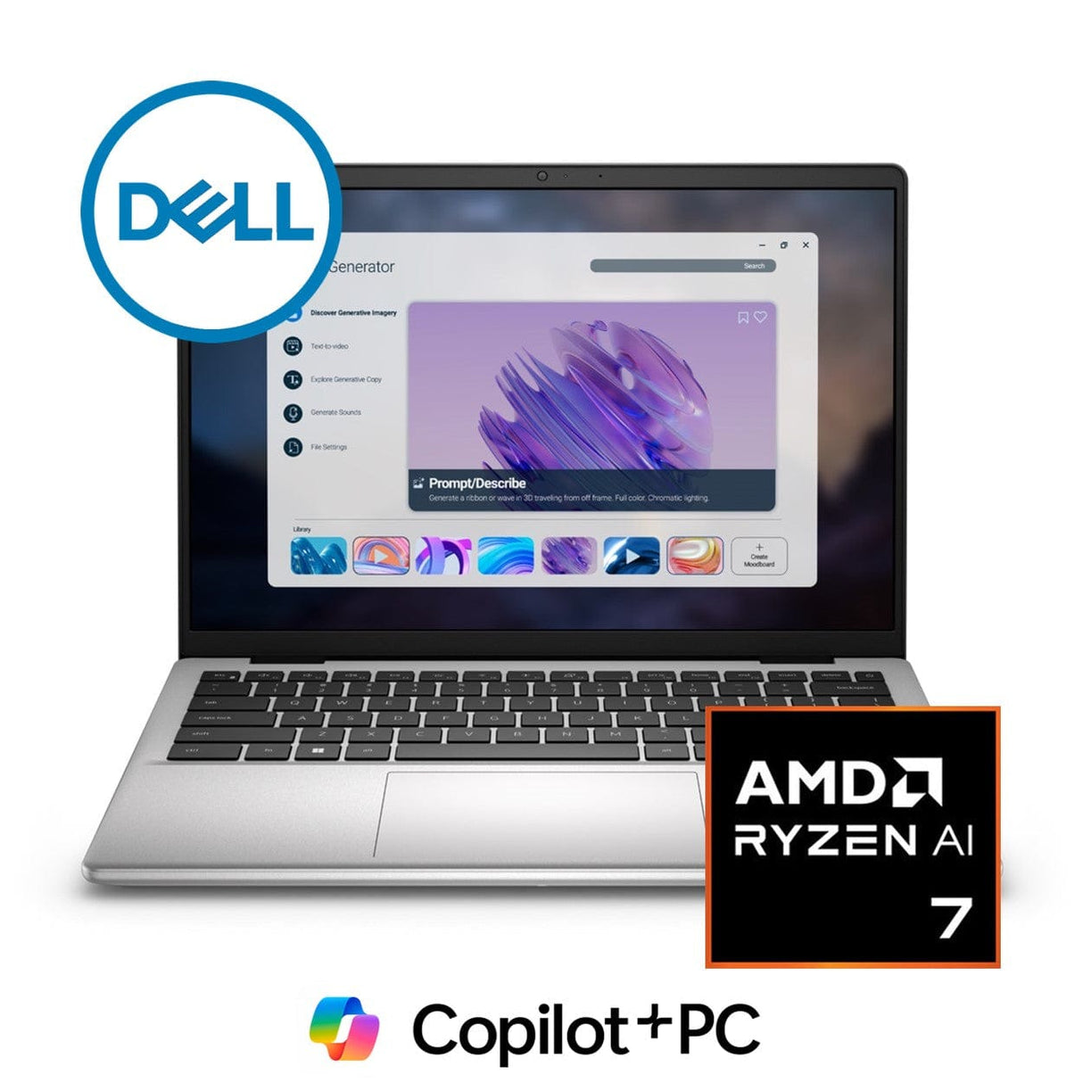 Dell Pro 14 Essential 14-inch FHD+ AI Laptop - AMD Ryzen 7 350 1TB SSD 16GB RAM Win 11 Home