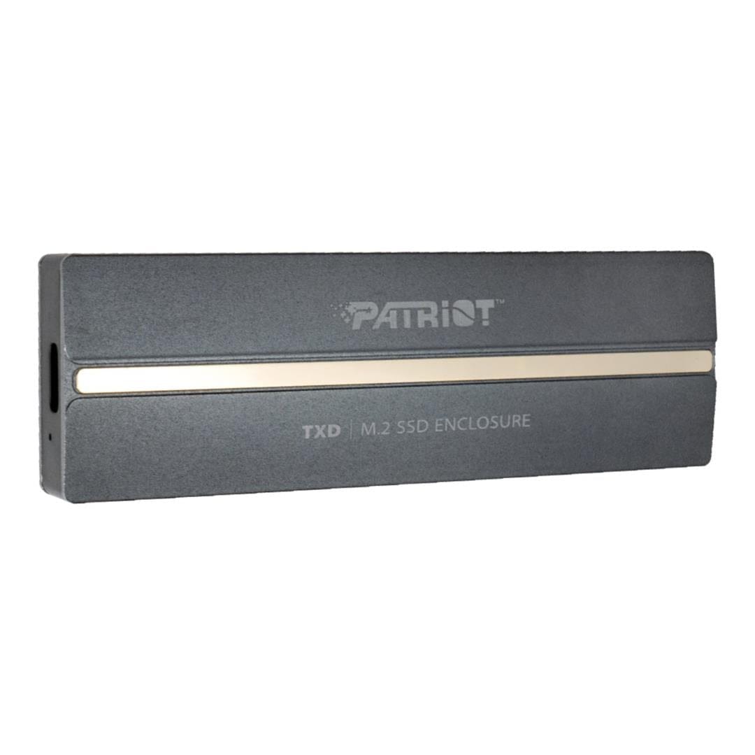 Patriot TXD PCIe M.2 USB 3.2 Gen2 SSD Enclosure Silver PV810UPNGM