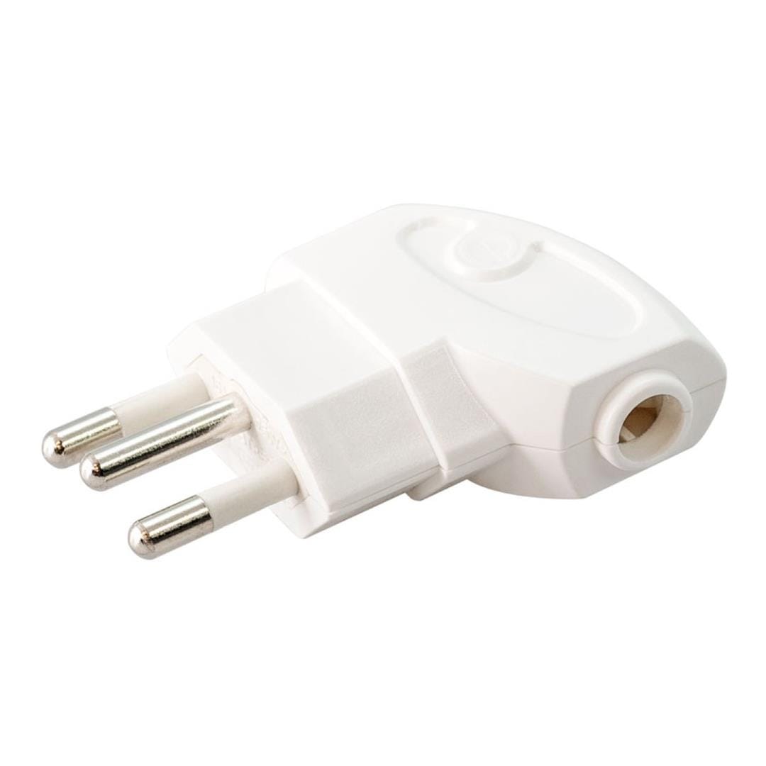 LinkQnet Slimline 3 Point Plug 16A White PWR-3PIN-PLUG-SA-W