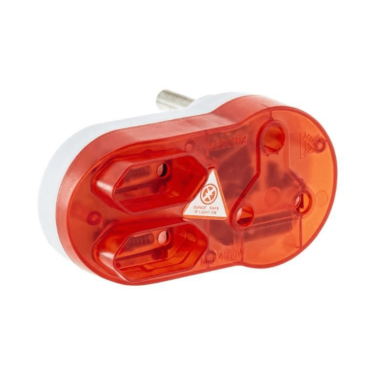 LinkQnet SA Surge Protector Red Top Plug PWR-ADA-2-3-SURG-RD – FirstShop