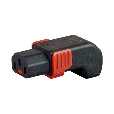 LinkQnet IEC Kettle Female Lockable Connector PWR-C13-IEC-LK-DOWN