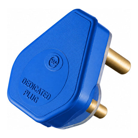 LinkQnet 3 Prong Dedicated Plug Top Blue PWR-D-B-PLUG