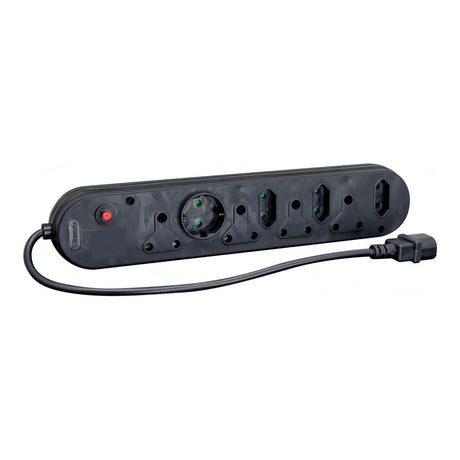 LinkQnet 8-port Multiplug with IEC C14 Plug PWR-MP-4-4-MULTIPLUG
