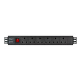 LinkQnet 6-port PDU Cross Brace Multiplug PWR-MP-6P-C13C14-MET