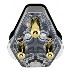 LinkQnet 3-Prong 16A Normal Plug - Black PWR-N-PLUG-B