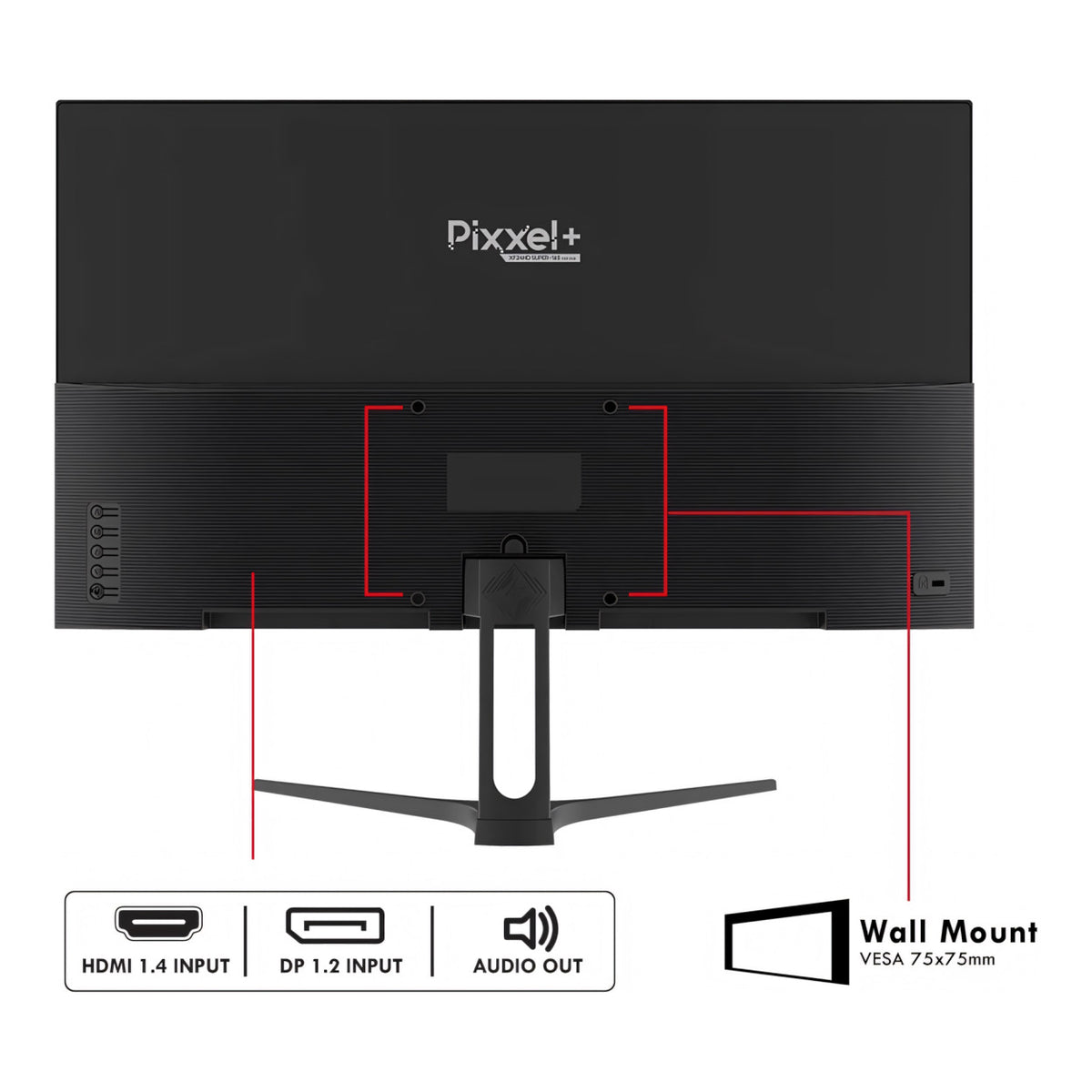 Armaggeddon Pixxel+ PXP24G 23.8-inch 1920 x 1080p FHD 16:9 165Hz 1ms LCD IPS Gaming Monitor