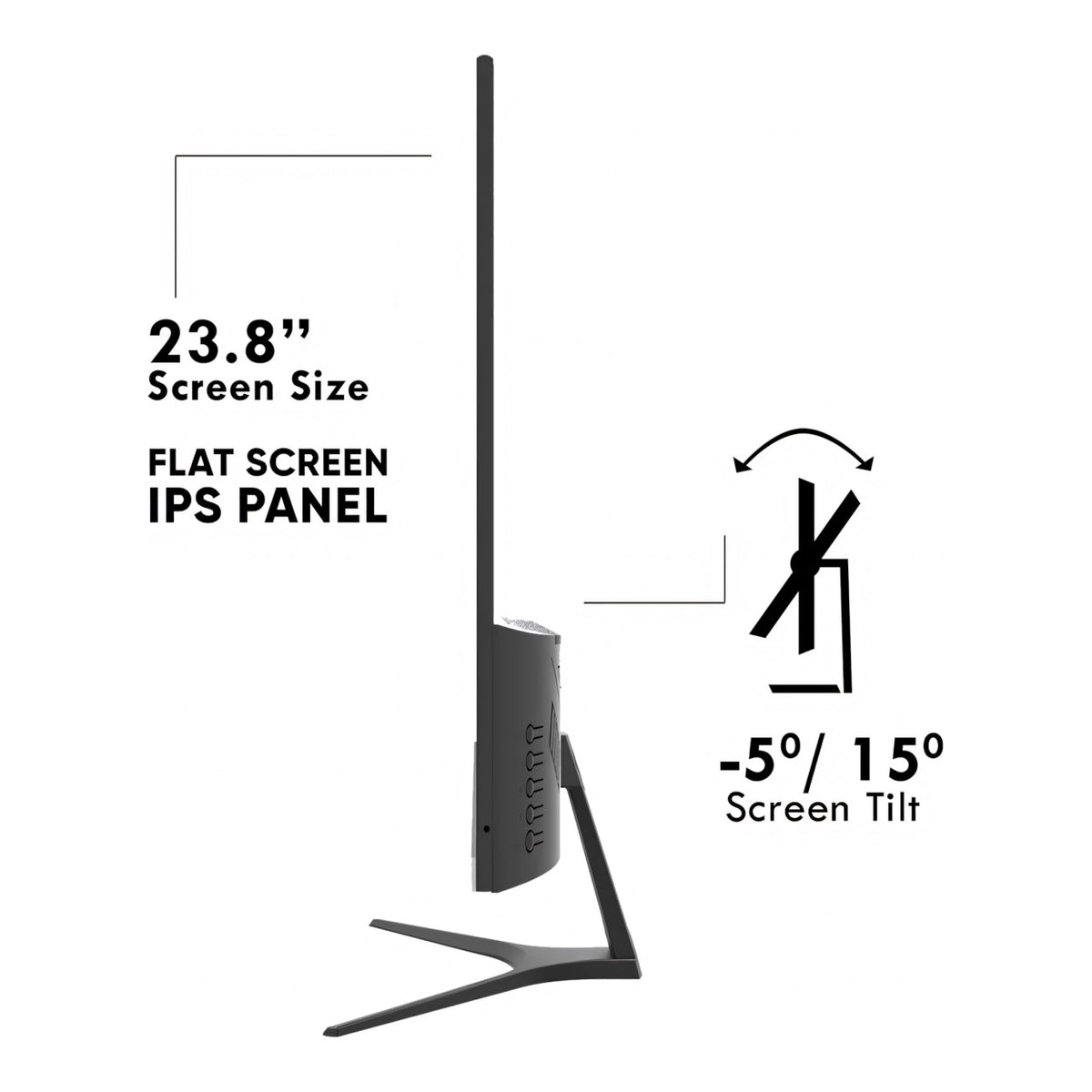 Armaggeddon Pixxel+ PXP24G 23.8-inch 1920 x 1080p FHD 16:9 165Hz 1ms LCD IPS Gaming Monitor