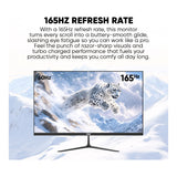Armaggeddon Pixxel+ PXP24G 23.8-inch 1920 x 1080p FHD 16:9 165Hz 1ms LCD IPS Gaming Monitor