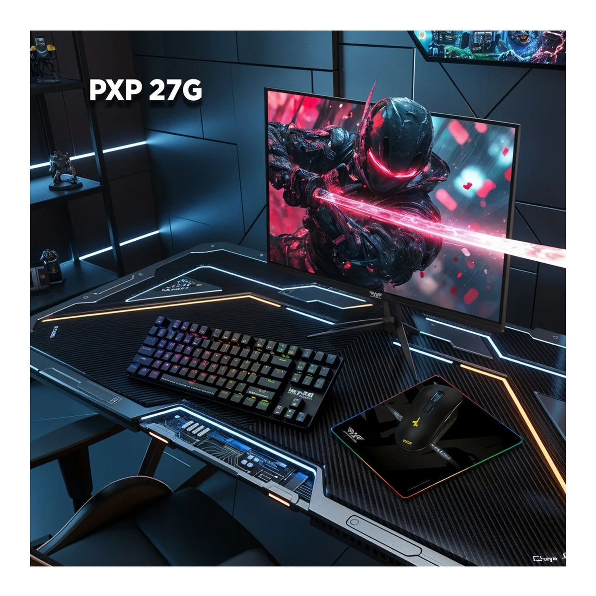 Armaggeddon Pixxel+ PXP27G 27-inch 1920 x 1080p FHD 16:9 165Hz 1ms LCD IPS Gaming Monitor