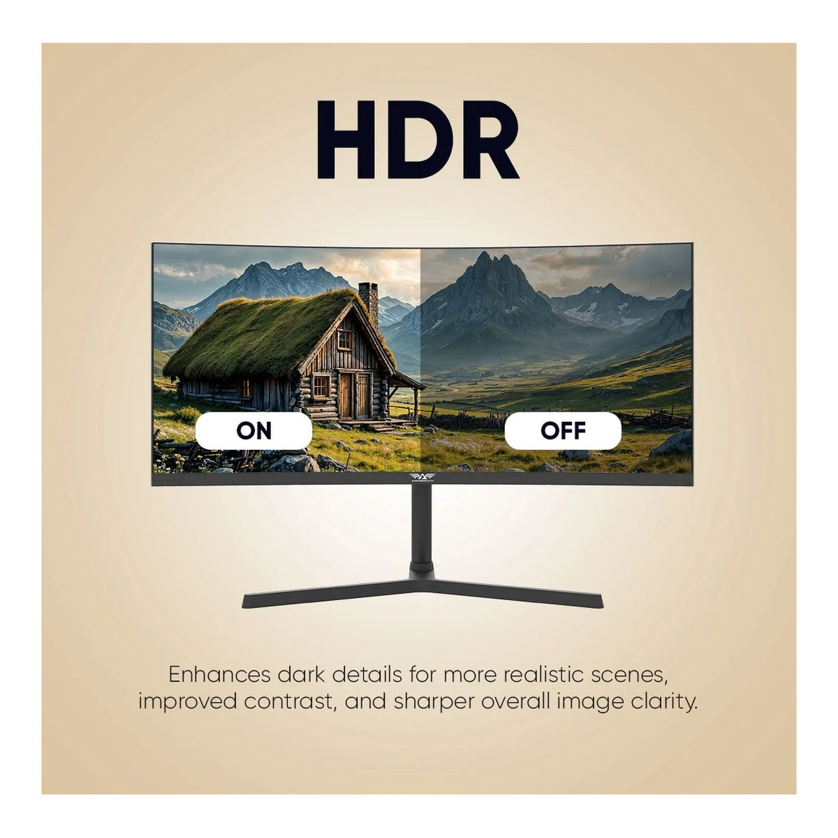 Armaggeddon Pixxel+ PXP30-XD 30-inch 2560 x 1080p WFHD 21:9 200Hz 3ms LCD VA Curved Gaming Monitor PXP30XDBLK