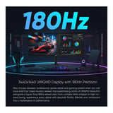 Armaggeddon Pixxel+ PXP34 Pro-C 34-inch 3440 x 1440p UWQHD 21:9 180Hz 1ms LCD VA Curved Gaming Monitor PXP34PROCBLK