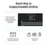 KeyChron Q0 Max QMK Wireless Custom Number Pad - Carbon Black Q0M-M4