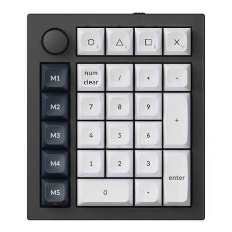 KeyChron Q0 Max QMK Wireless Custom Number Pad - Carbon Black Q0M-M4