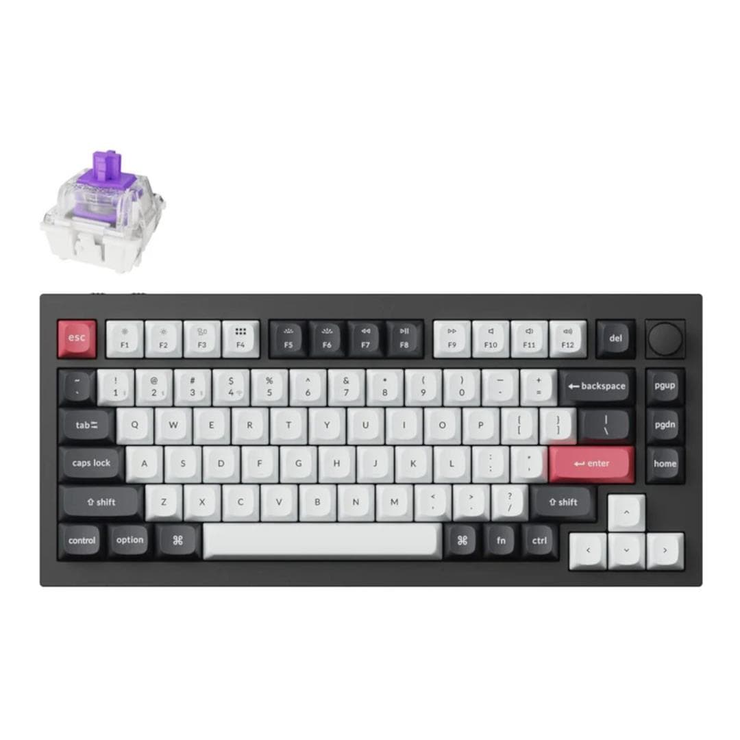 Keychron Q1H-M1 QMK Wireless Custom Keyboard Black