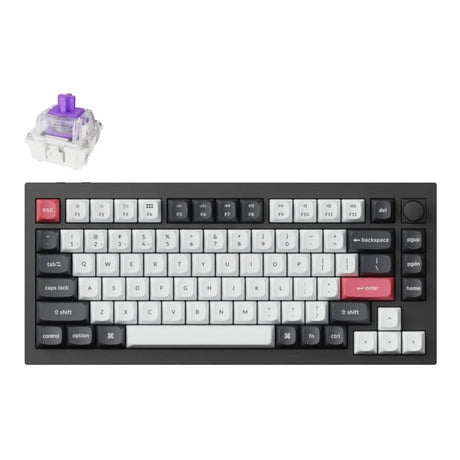 Keychron Q1H-M1 QMK Wireless Custom Keyboard Black