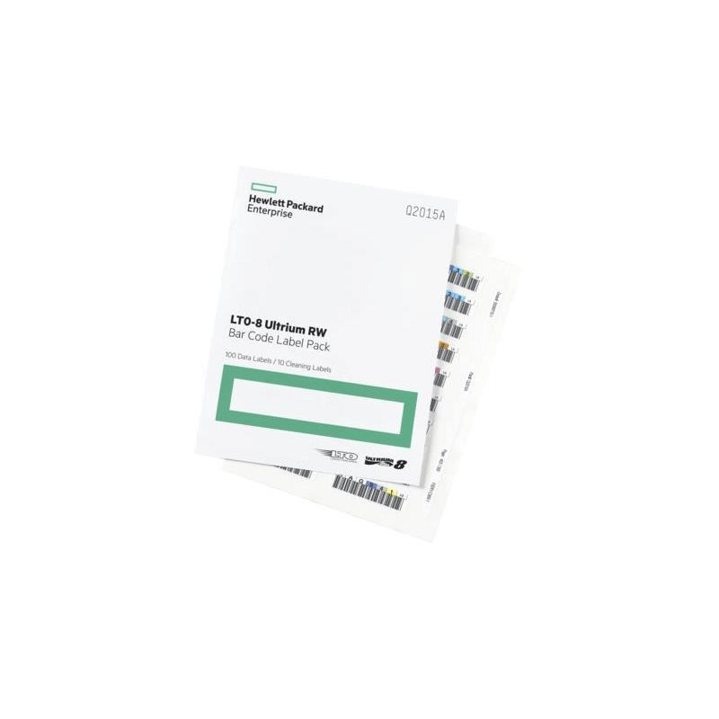 HPE LTO-8 Ultrium RW Barcode Label Pack Q2015A
