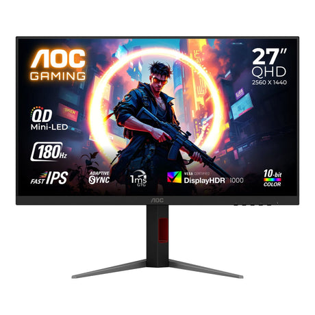 AOC Q27G4XM 27-inch 2560 x 1440p QHD 16:9 180Hz 1ms LED IPS Gaming Monitor