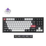 Keychron Q3 HE QMK Wireless Custom Mechanical Keyboard Carbon Black Q3H-M1