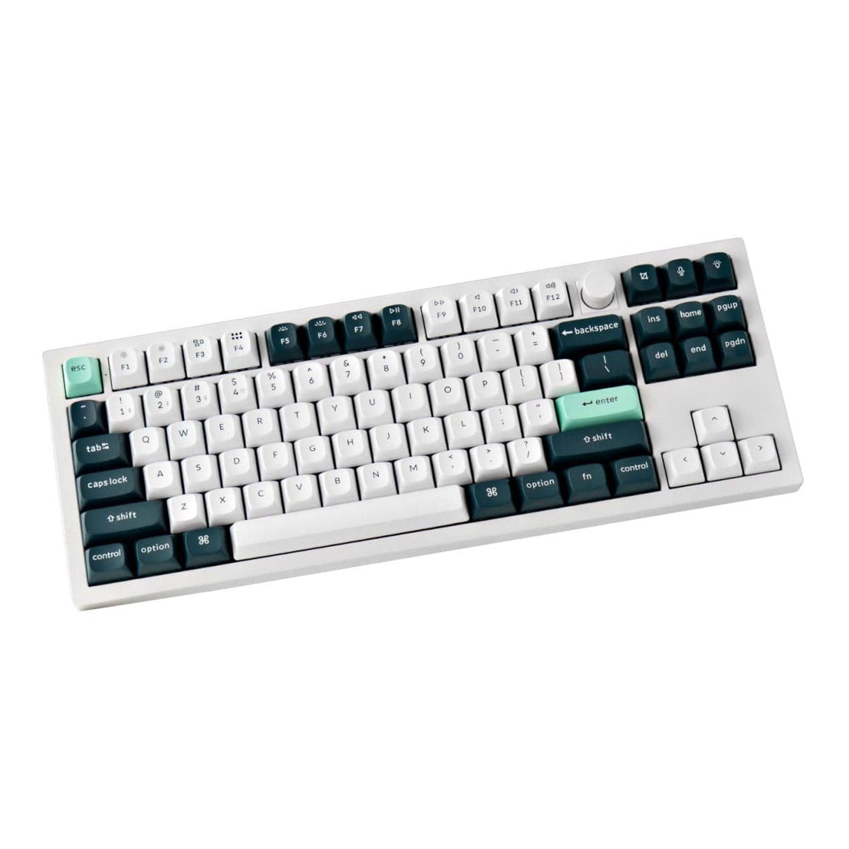 Keychron Q3 HE QMK Wireless Custom Mechanical Keyboard Shell White Q3H-P1
