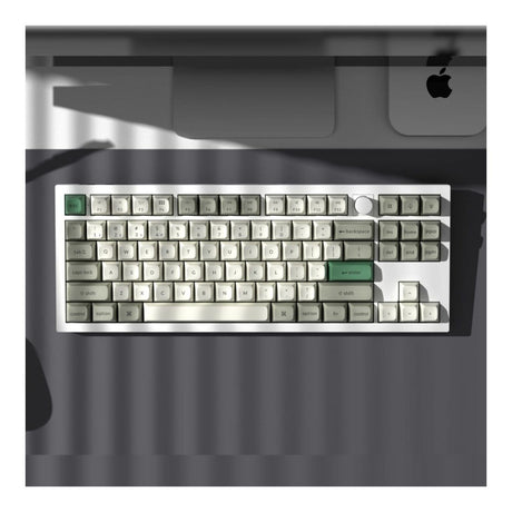 KeyChron Q3 Max QMK/VIA Wireless Custom Mechanical Keyboard - Shell White Q3M-P1