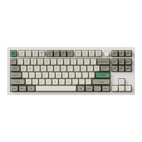 KeyChron Q3 Max QMK/VIA Wireless Custom Mechanical Keyboard - Shell White Q3M-P1