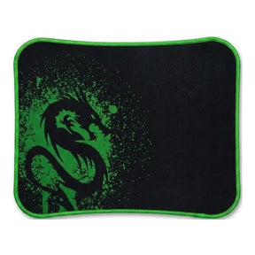 Geeko Q-6 Silk Gliding 230 x 300mm Mouse Pad Black and Green Q6GREEN-MP004