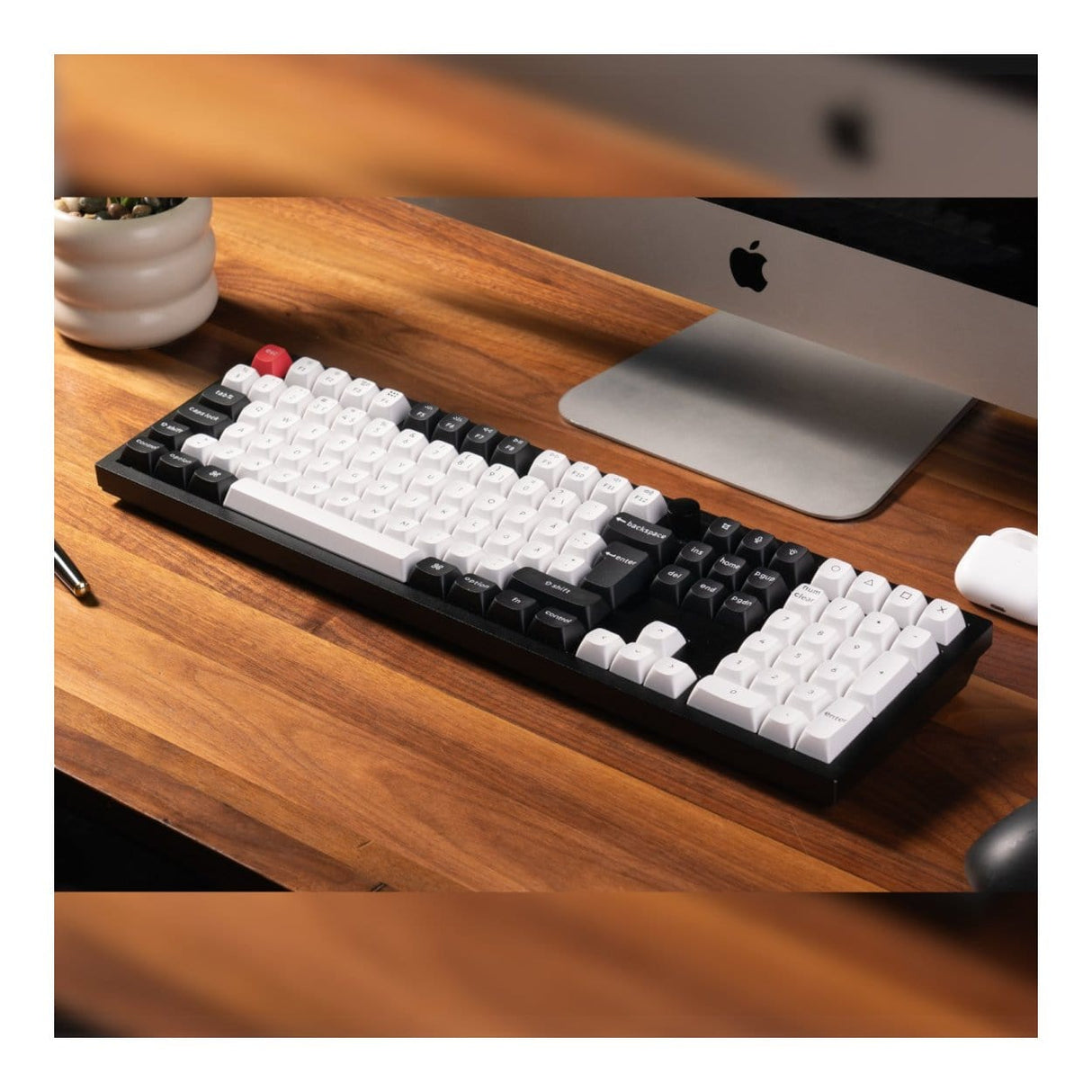 Keychron Q6 HE QMK Full-size Wireless Custom Mechanical Keyboard Carbon Black Q6H-M1