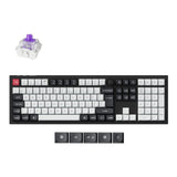Keychron Q6 HE QMK Full-size Wireless Custom Mechanical Keyboard Carbon Black Q6H-M1