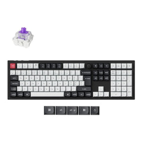 Keychron Q6 HE QMK Full-size Wireless Custom Mechanical Keyboard Carbon Black Q6H-M1