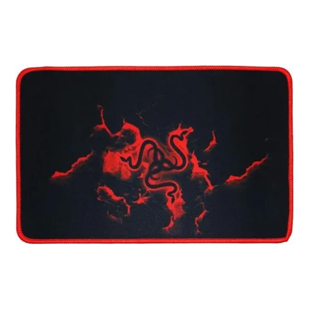 Geeko Q-6 Silk Gliding 230 x 300mm Mouse Pad Black and Red Q6RED-MP004