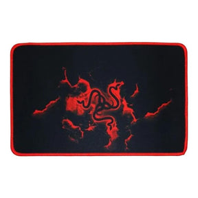 Geeko Q-6 Silk Gliding 230 x 300mm Mouse Pad Black and Red Q6RED-MP004