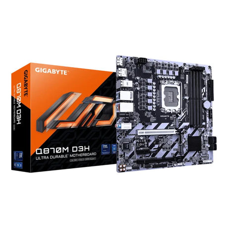Gigabyte Q870M D3H Intel Q870 LGA 1851 DDR5 Micro-ATX Motherboard