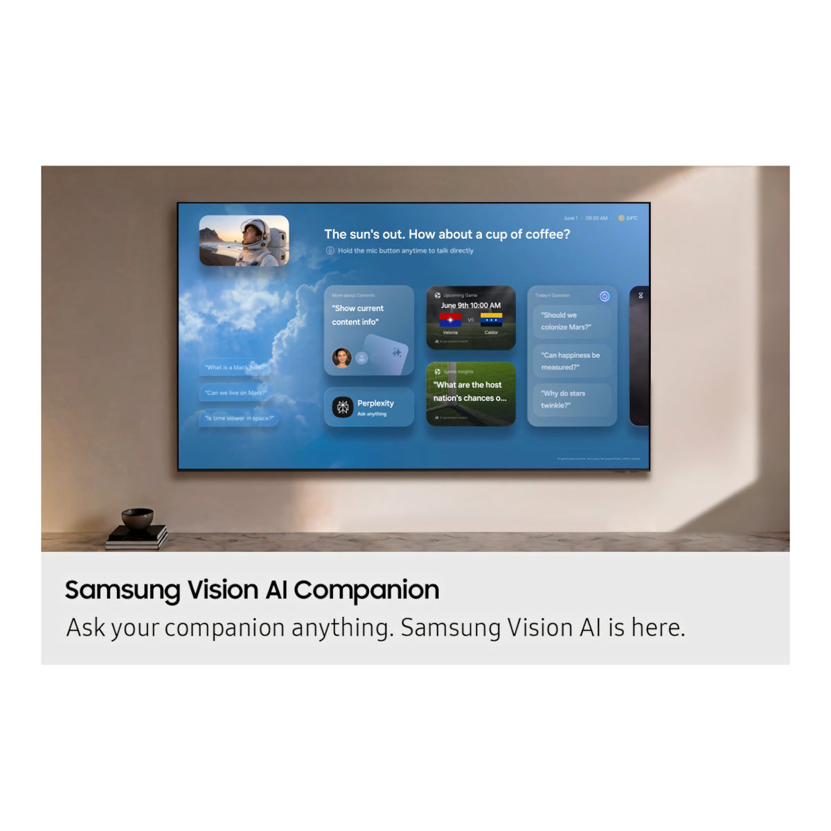 Samsung QN80H 100-inch Neo QLED 4K UHD Vision AI Smart TV QA100QN80HUXXA