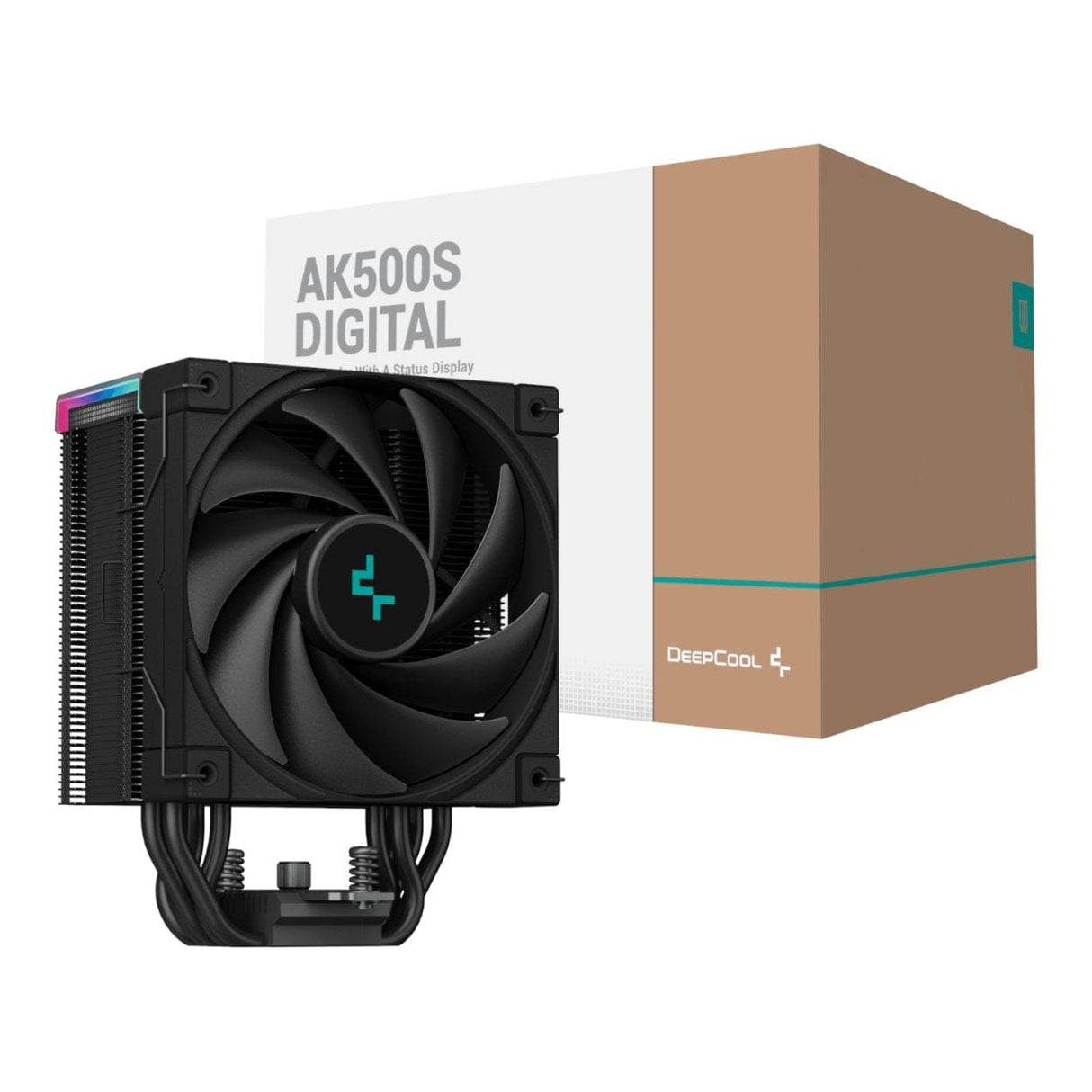 DeepCool AK500S Digital SE 120mm CPU Air Cooler Black R-AK500S-BKADMN-GJD