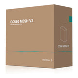 DeepCool CC560 Mesh V2 ATX Mid Tower Black PC Case R-CC560-BKAMA4-G-2