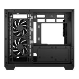 DeepCool CG330 3F Panoramic Dual-Chamber Micro-ATX Gaming PC Case R-CG330-BKNGM3-G