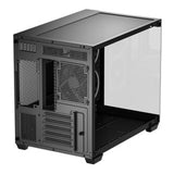 DeepCool CG330 3F Panoramic Dual-Chamber Micro-ATX Gaming PC Case R-CG330-BKNGM3-G