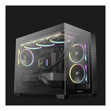 DeepCool CG330 3F Panoramic Dual-Chamber Micro-ATX Gaming PC Case R-CG330-BKNGM3-G