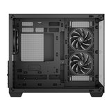 DeepCool CG330 3F Panoramic Dual-Chamber Micro-ATX Gaming PC Case R-CG330-BKNGM3-G