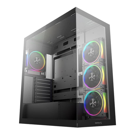 DeepCool CG580 4F V2 TCG580 4F V2 ARGB Midi Tower ATX Black Gaming PC Case R-CG580-BKADA4-G-2