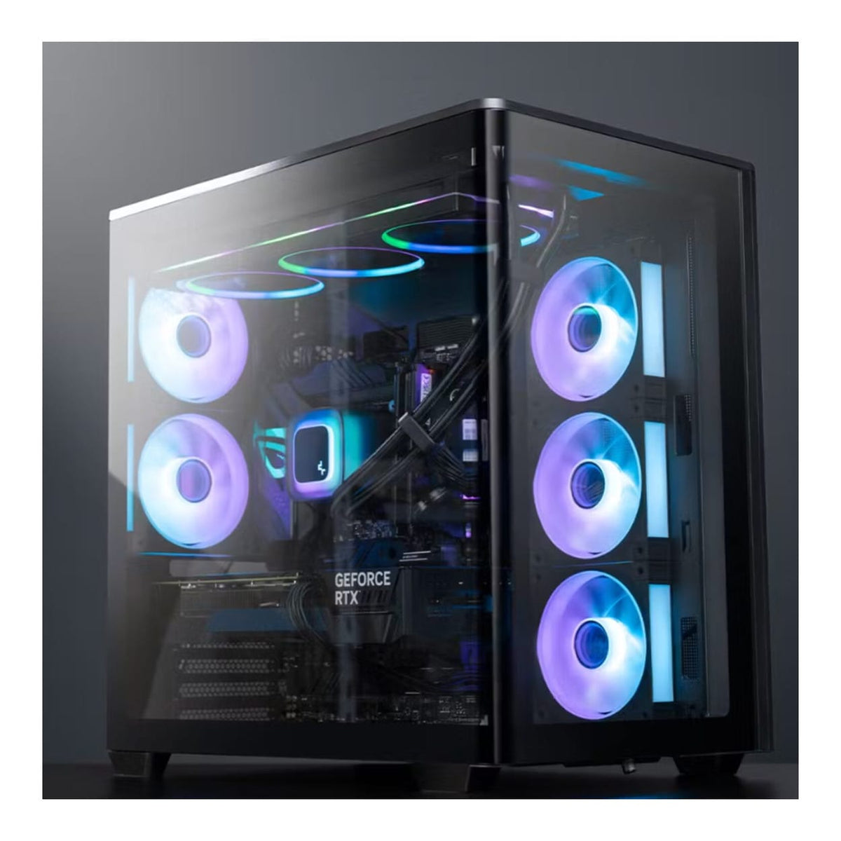 DeepCool CG590U 5F ATX ARGB Gaming PC Case Black R-CG590U-BKAGA5-G