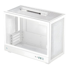 DeepCool CH160 PLUS Pixel Bits Micro-ATX Mini-Tower Desktop - White R-CH160-WHNGM0-G