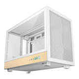 DeepCool CH260 Wood Micro-ATX Gaming PC Case White R-CH260-WHNWM0-G-1
