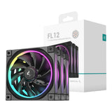 DeepCool FL12 ARGB 120mm PWM Case Fan 3-pack R-FL12RSE-BKAPN3-G