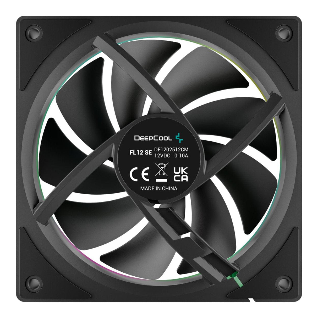 DeepCool FL12 SE 120mm ARGB PWM Case Fan Black R-FL12SE-BKAPN1-G