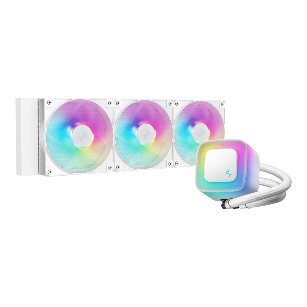 DeepCool LE360 WH V2 260mm AiO CPU Liquid Cooler White R-LE360-WHAMMN-G-2
