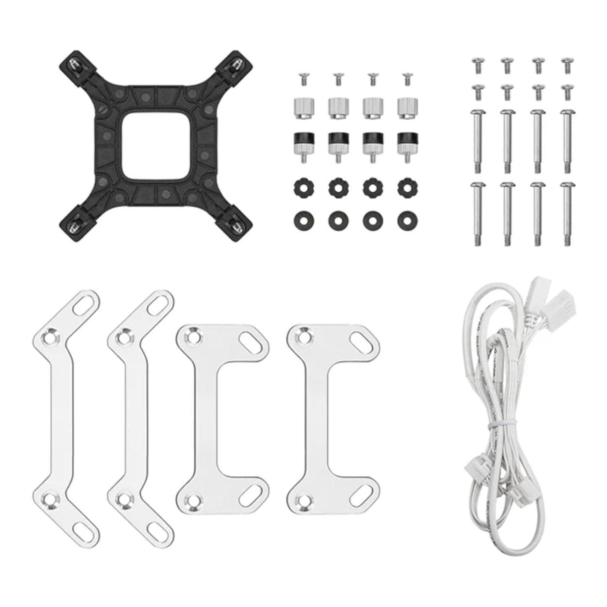 DeepCool LM240 ARGB 240mm AiO CPU Liquid Cooler White R-LM240-WHDMMC-1