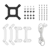 DeepCool LM240 ARGB 240mm AiO CPU Liquid Cooler White R-LM240-WHDMMC-1