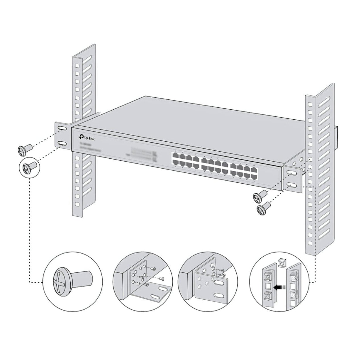 TP-Link 13-inch Switch Rack Mount Kit